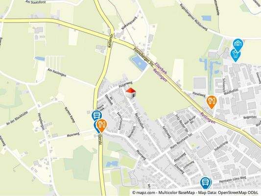 Geolyzer Kartenausschnitt