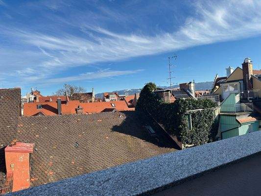 Ausblick vom Balkon Zimmer