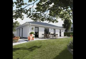 Bungalow 110 Gartenseite
