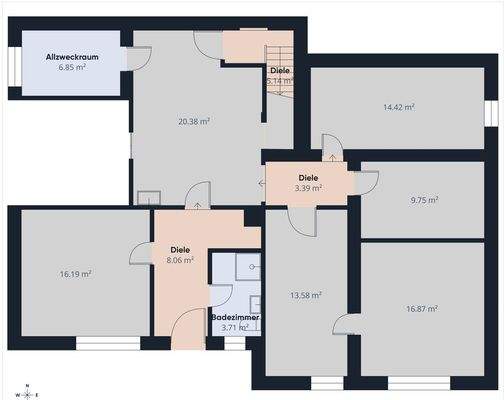 Grundriss Untergeschoss