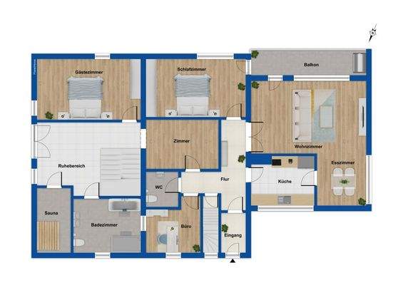 Grundriss - Erdgeschoss