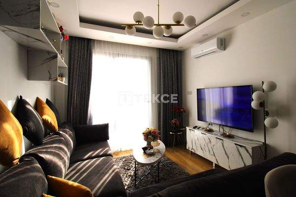 Furnished Apartment with Community Pool in Girne North Cyprus