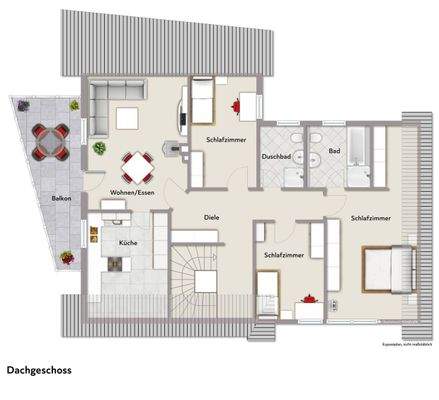 Grundriss Dachgeschoss