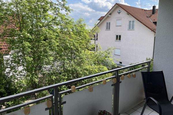 Ausblick vom Balkon OG