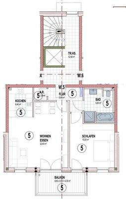 2 Zimmer Wohnung 1.OG