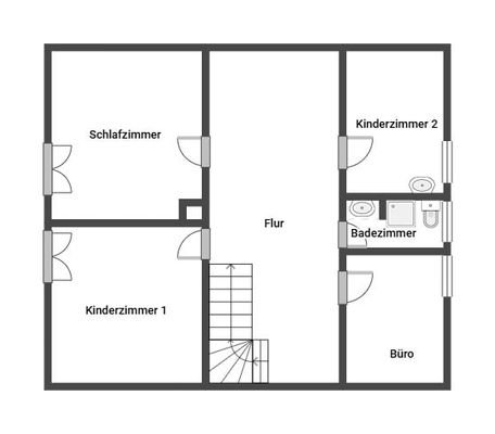 Grundriss 1. Etage