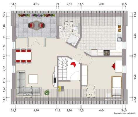 Grundriss Dachgeschoss