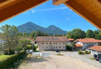 Ausblick Dachgeschoss mit Bergblick