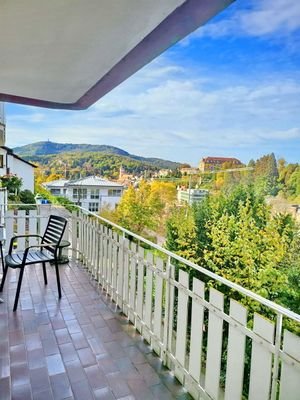 Ausblick vom Balkon