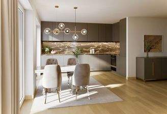 Offener Kochbereich im Erdgeschoss