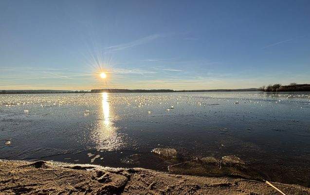 Winterimpression vom Altmühlsee