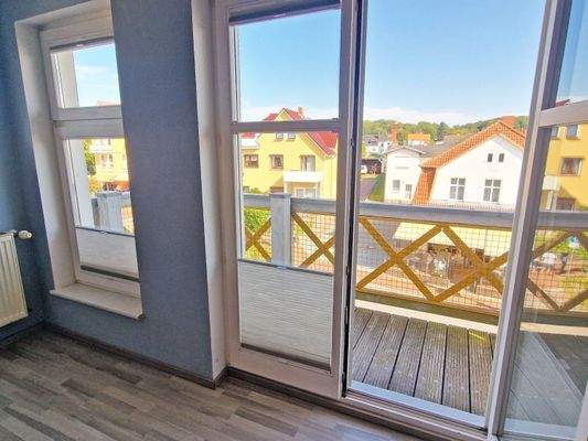 Zutritt Balkon am Schlafzimmer