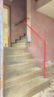 Treppe zur Zwischenetage (Splitlevel)