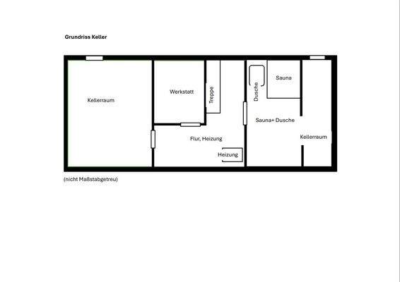 Grundriss Keller