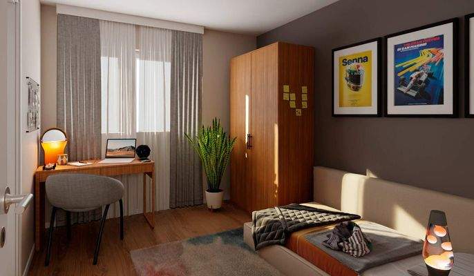 Flexible Nutzungsmöglichkeiten der Zimmer