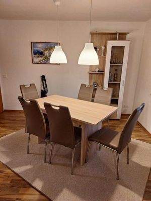 Essplatz im Wohnzimmer