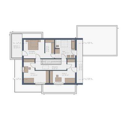 Grundriss Obergeschoss