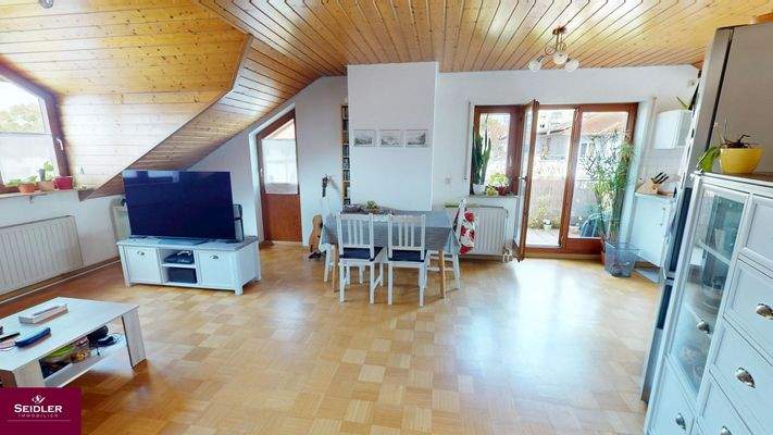 Offen und großzügig geschnittener Wohnbereich