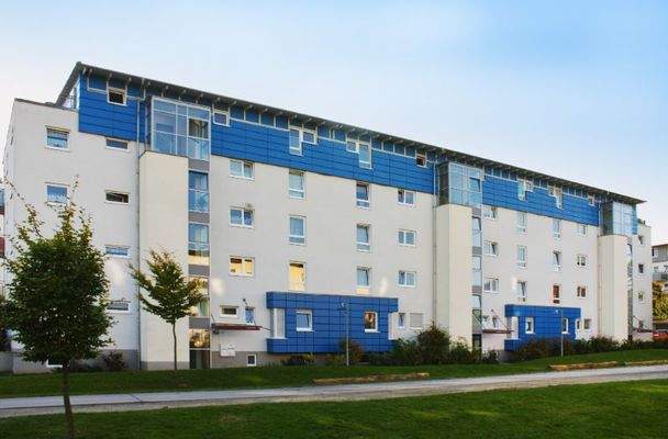 Außenanschit Gebäudekomplex Hauseingang Amrumer Str.21,23,25