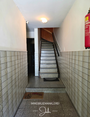 Treppenaufgang zur Wohneinheit