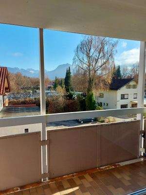 Loggia mit Bergblick 