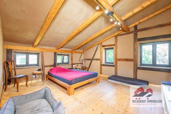 Schlafzimmer im Obergeschoss...