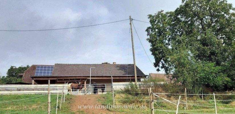 Rückansicht des Gebäudes