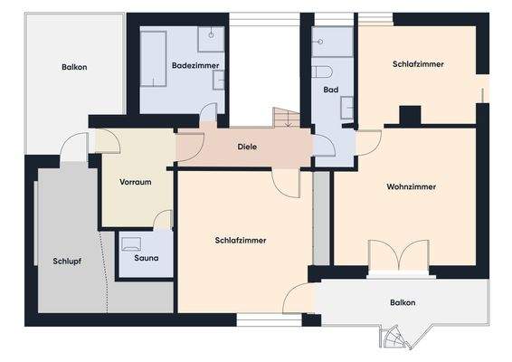Grundriss ohne Maßstab | OG