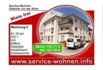 Service Wohnen Ostheim rhön Mietwohnung frei 