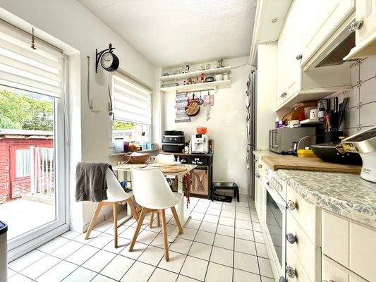 Austritt in den hinteren Garten