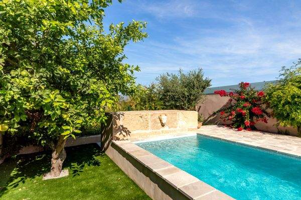 Schön angelegter Garten