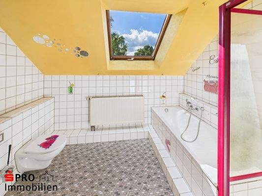 Badezimmer Dachgeschoss