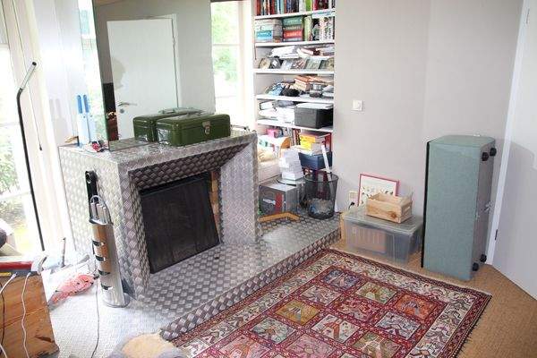 WOHNZIMMER MIT KAMIN