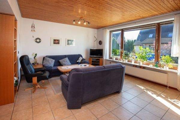 Wohnzimmer- Fenster Süd ausgerichtet