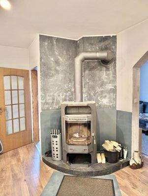 moderner Kaminofen für wohlige Wärme