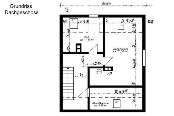 Grundriss Dachgeschoss