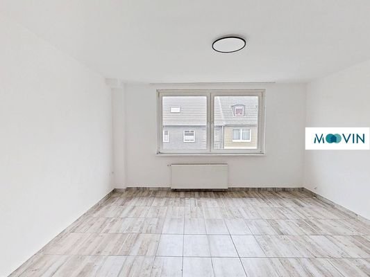 Ansicht I: Wohn- und Esszimmer mit offenem Küchenbereich (Beispiel)