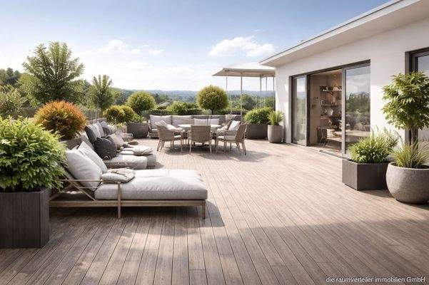 Visualisierung Dachterrasse