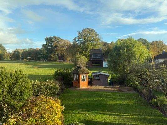 Gartenansicht aus dem Obergeschoss