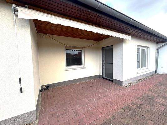 überdachter Terrassenbereich