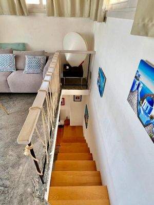 Kreta, Mochlos: Charmantes zweistöckiges Haus am Meer in Mochlos