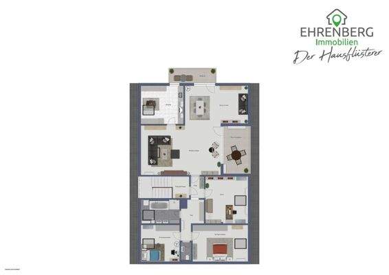 Grundriss der Wohnung