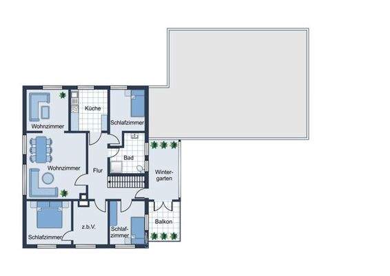 Grundriss Obergeschoss