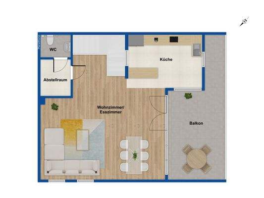 Grundriss 2. Obergeschoss