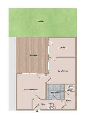 Erdgeschoss Hinterhaus