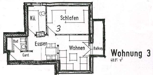 Grundriss Whg 3