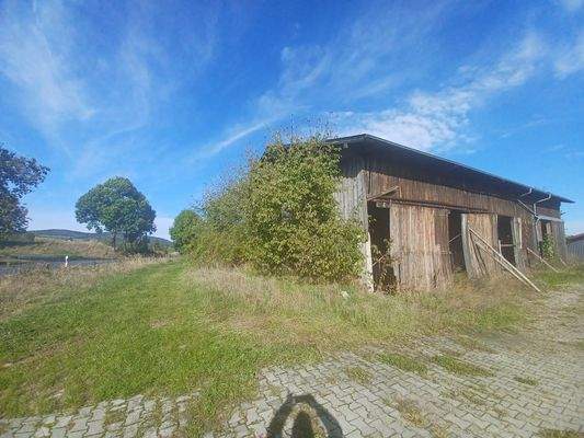 Schuppen Hinterland