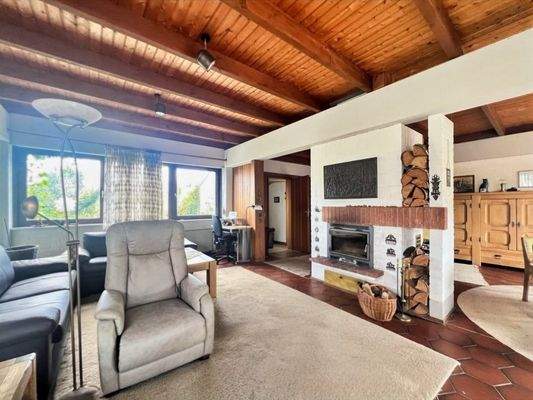 Offener Raum für Familie und Gäste