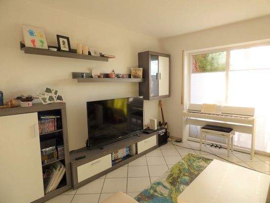 Das helle Wohnzimmer