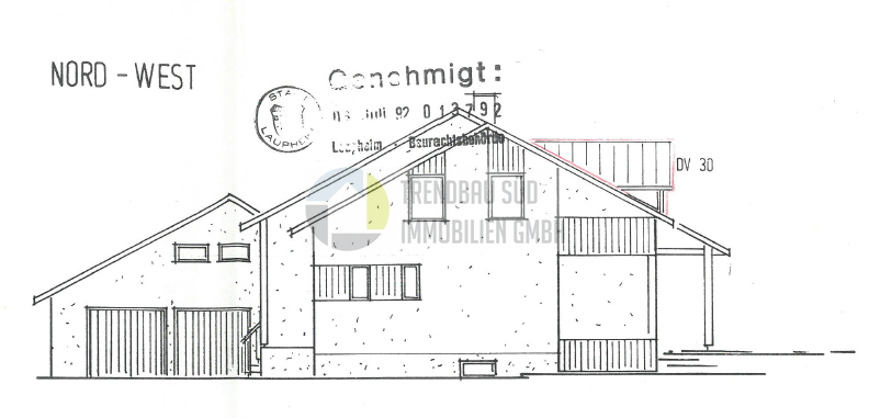 Nord-West Ansicht 1992